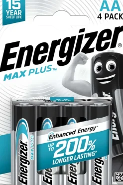 Energizer® Max Plus AA-baterier 4pk