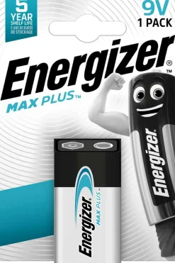 Energizer® Max Plus 9V batteri