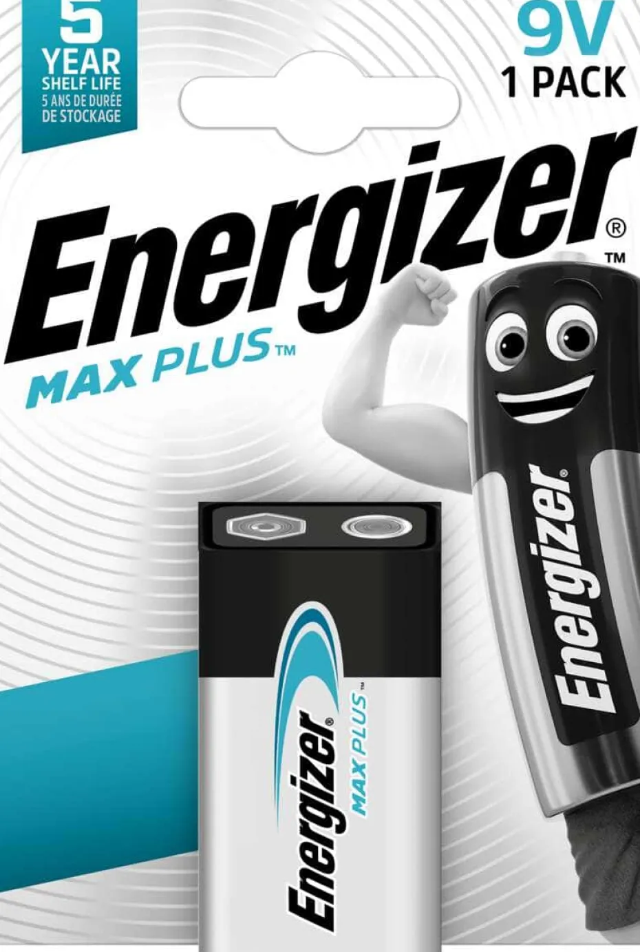 Energizer® Max Plus 9V batteri