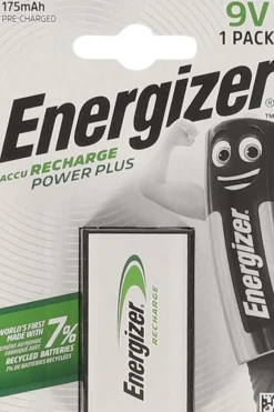 Energizer® Power Plus 9V oppladbart batteri