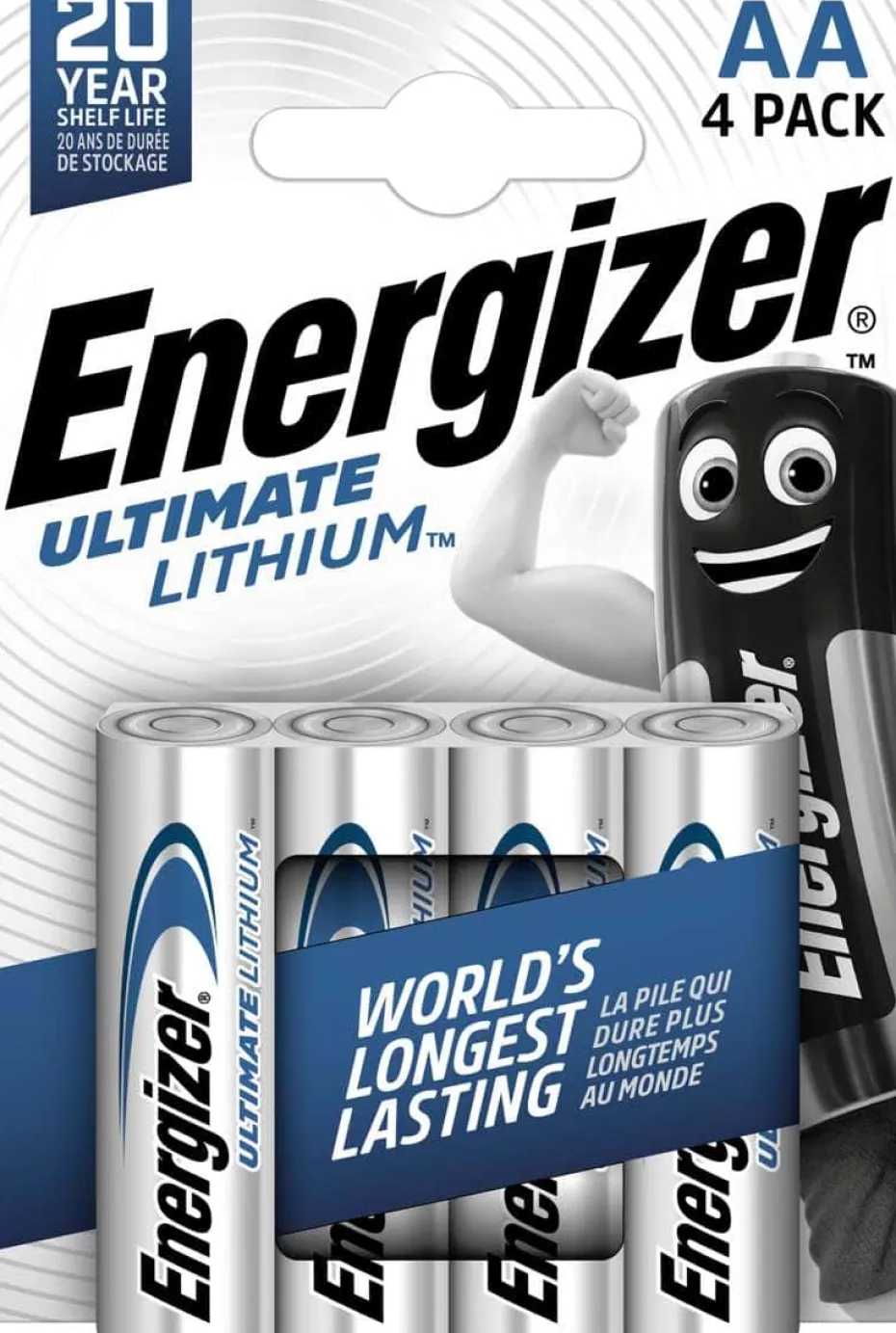 Energizer® Ultimate Lithium AA batterier