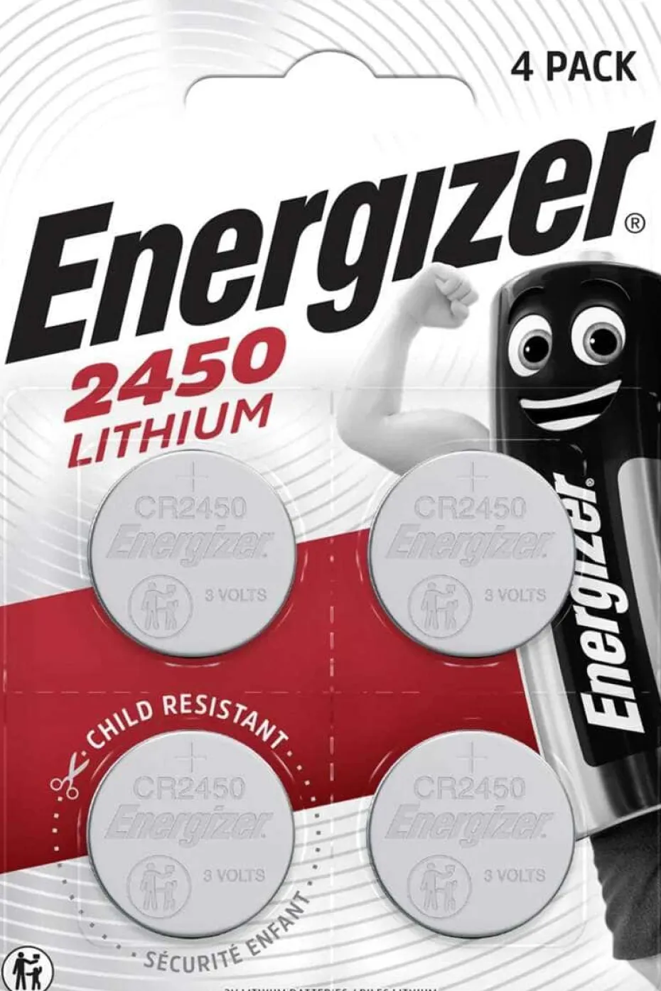 Energizer® CR2450 batterier