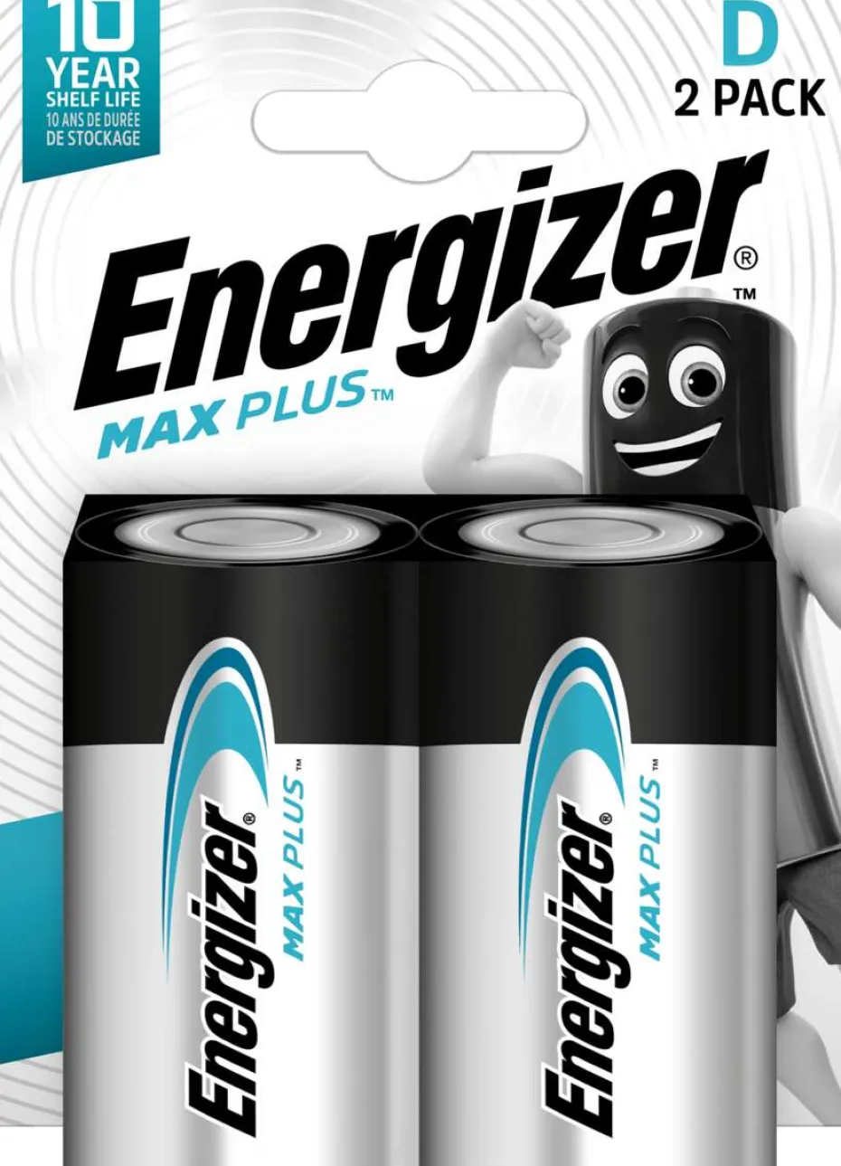 Energizer® Max Plus D-batterier