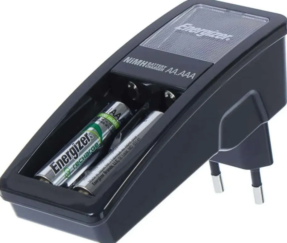 Energizer® minilader for 2 x AAA batterier