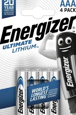 Energizer® Ultimate Lithium AAA batterier 4 pk