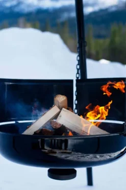 Espegard vindskjerm til bålpanne