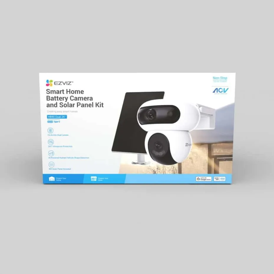 EZVIZ HB90 batteridrevet Wi-Fi-kamera for panorering og tilt