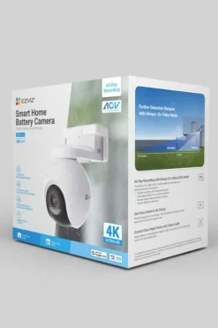 EZVIZ HB8 Pro 4K batteridrevet Wi-Fi sikkerhetskamera