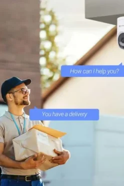 EZVIZ HB8Lite 2K batteridrevet Wi-Fi-kamera for panorering og tilt