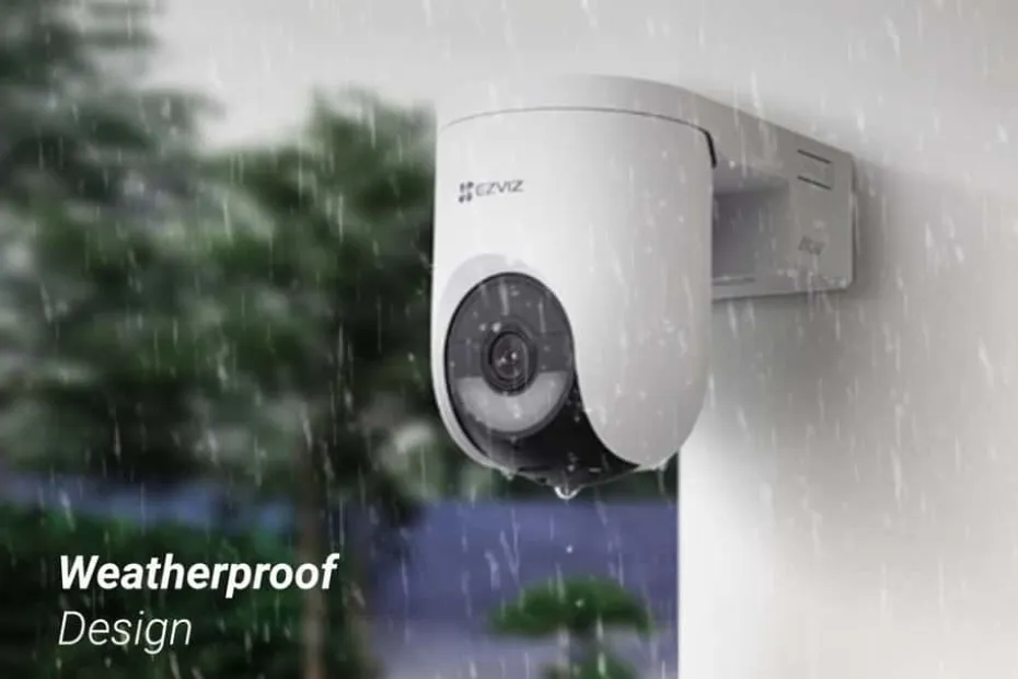 EZVIZ HB8Lite 2K batteridrevet Wi-Fi-kamera for panorering og tilt