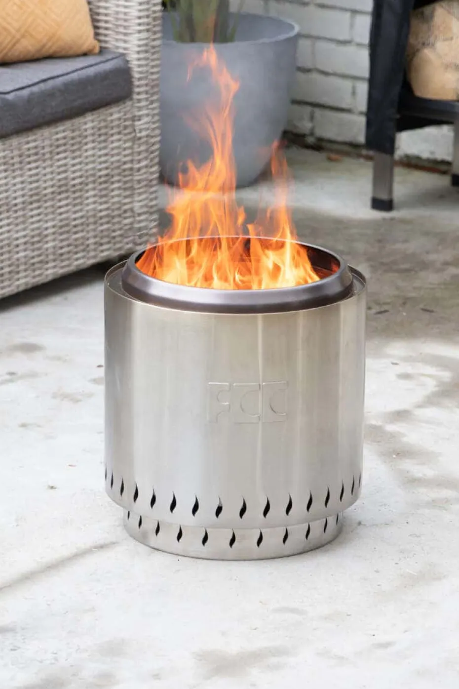 FCC Volcano Smokeless medium båltønne
