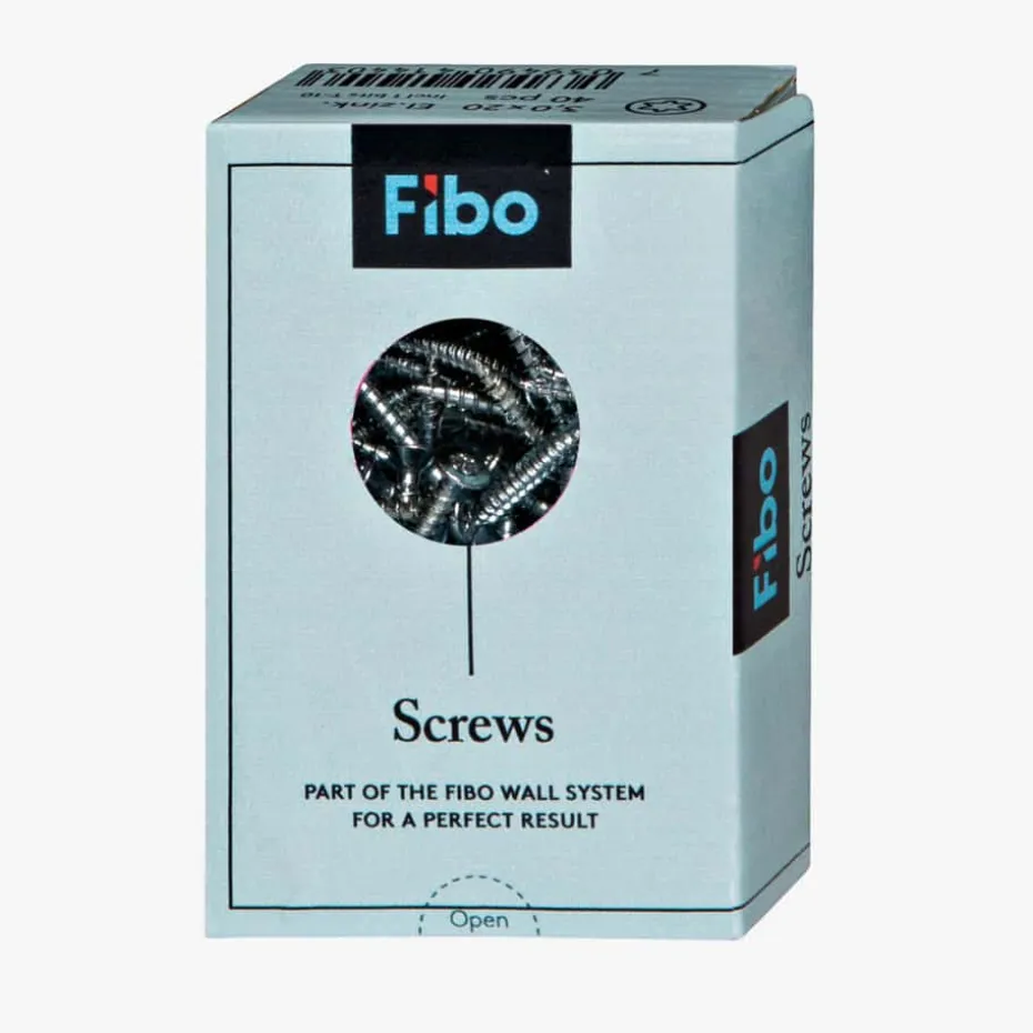 Fibo 3,0x20 monteringsskruer 40 stk