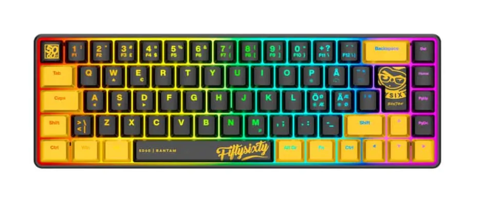 FiftySixty® 5060 BANTAM mini gamingtastatur