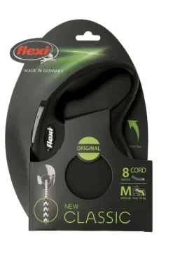 Flexi Bånd New Classic Svart 8m M