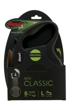 Flexi Bånd New Classic Svart 8m L