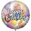 Folieballong Happy Birthday ø: 46 cm