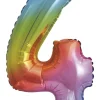 Folieballong Regnbue H: 35 cm