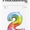 Folieballong Regnbue H: 35 cm