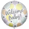 Folieballong Welcome Baby ø: 46 cm