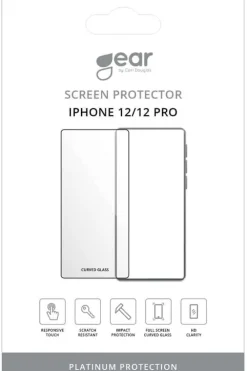 GEAR Tempered Glass 2.5D skjermbeskytter iPhone 12/12 Pro