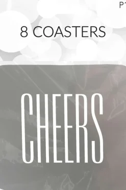 Glassunderlag Cheers 8pk