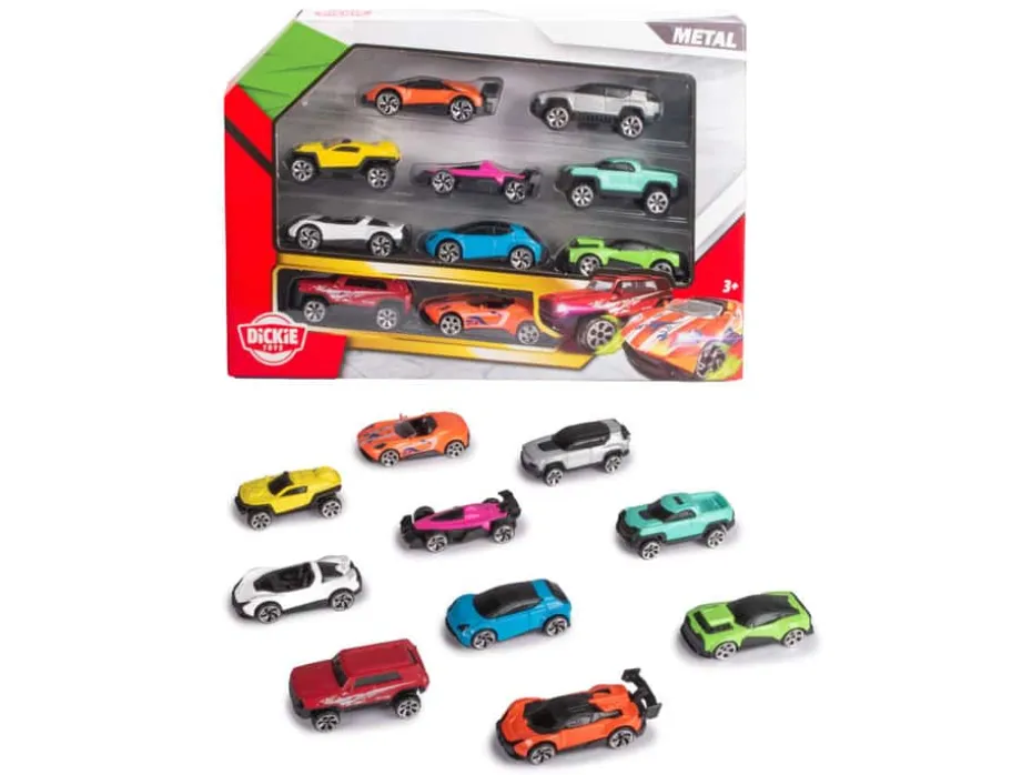 Go Action / Play Die-cast lekebiler 10pk