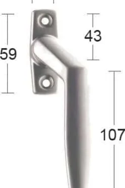 Habo 2162 rett espagnolettvrider