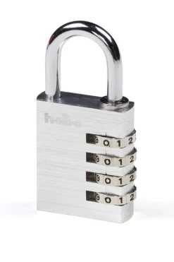 Habo Hengelås med Kode 203-40 Sølv Aluminium