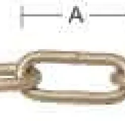 Habo kjetting 6 mm lang lenke