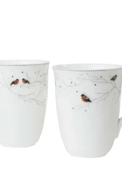 Hadeland Glassverk Dompap krus 2pk
