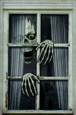 Halloween dør/vindu dekor
