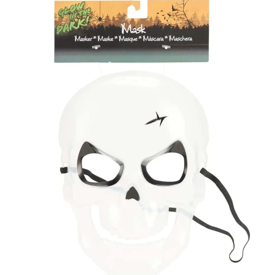 Halloween glow in the dark maske