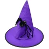 Halloween heksehatt med edderkopp