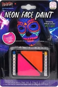 Halloween Neon sminkesett