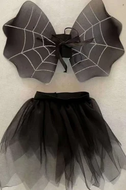 Halloween skjørt og vinger