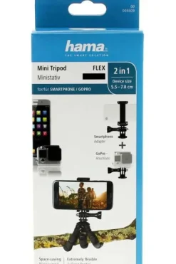 HAMA Flex Smartphone & GoPro bordstativ