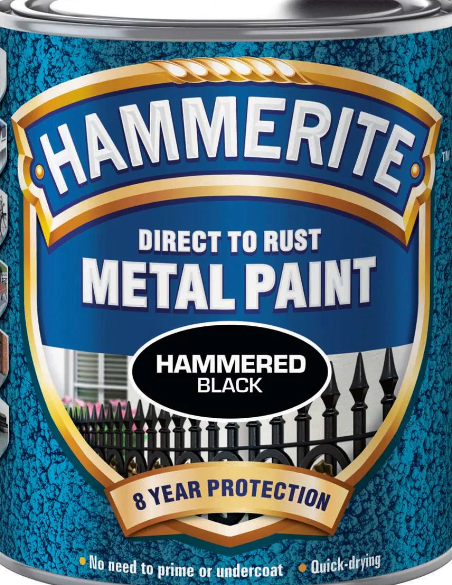 Hammerite effect finish
