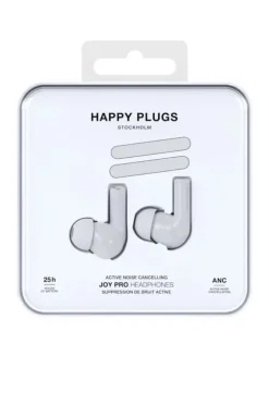 Happy Plugs Joy Pro In-Ear ANC True-Wireless White ørepropper