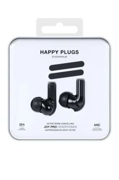 Happy Plugs Joy Pro In-Ear ANC True-Wireless Black ørepropper