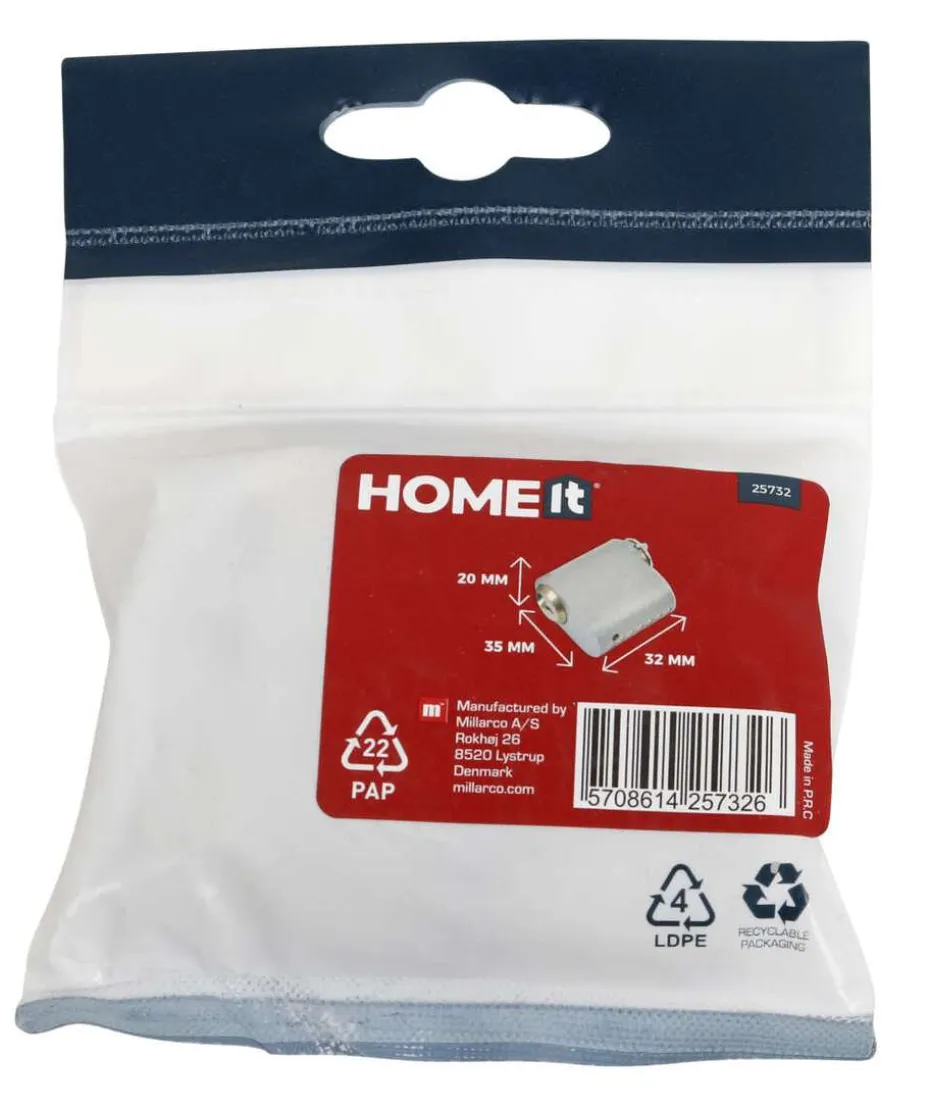 Home>it oval låssylinder med 3 nøkler 2-pk