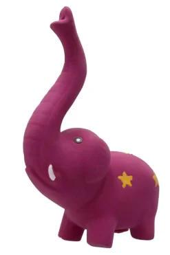 Hundeleke Latex Elefant Lilla