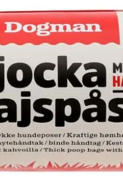 Hundepose med Håndtak Rosa 50stk