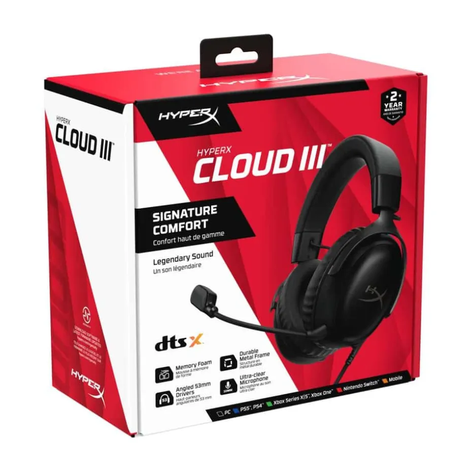 HyperX® Cloud III gamingheadset