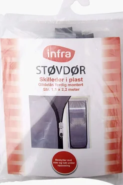 Infra støvdør i plast