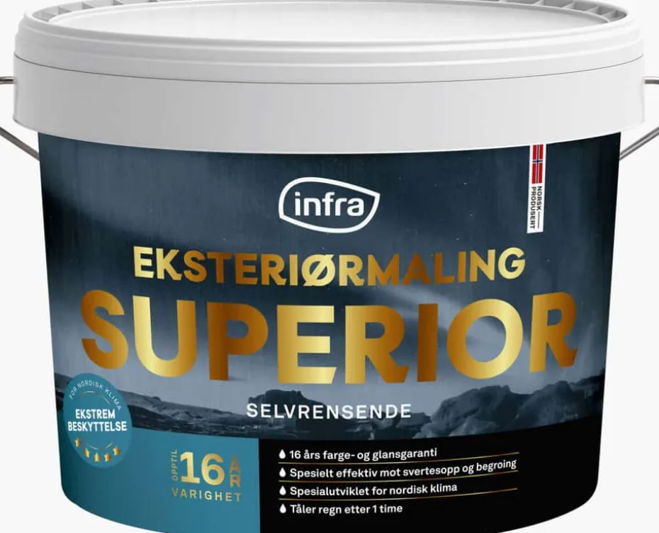 Infra Superior selvrensende eksteriørmaling