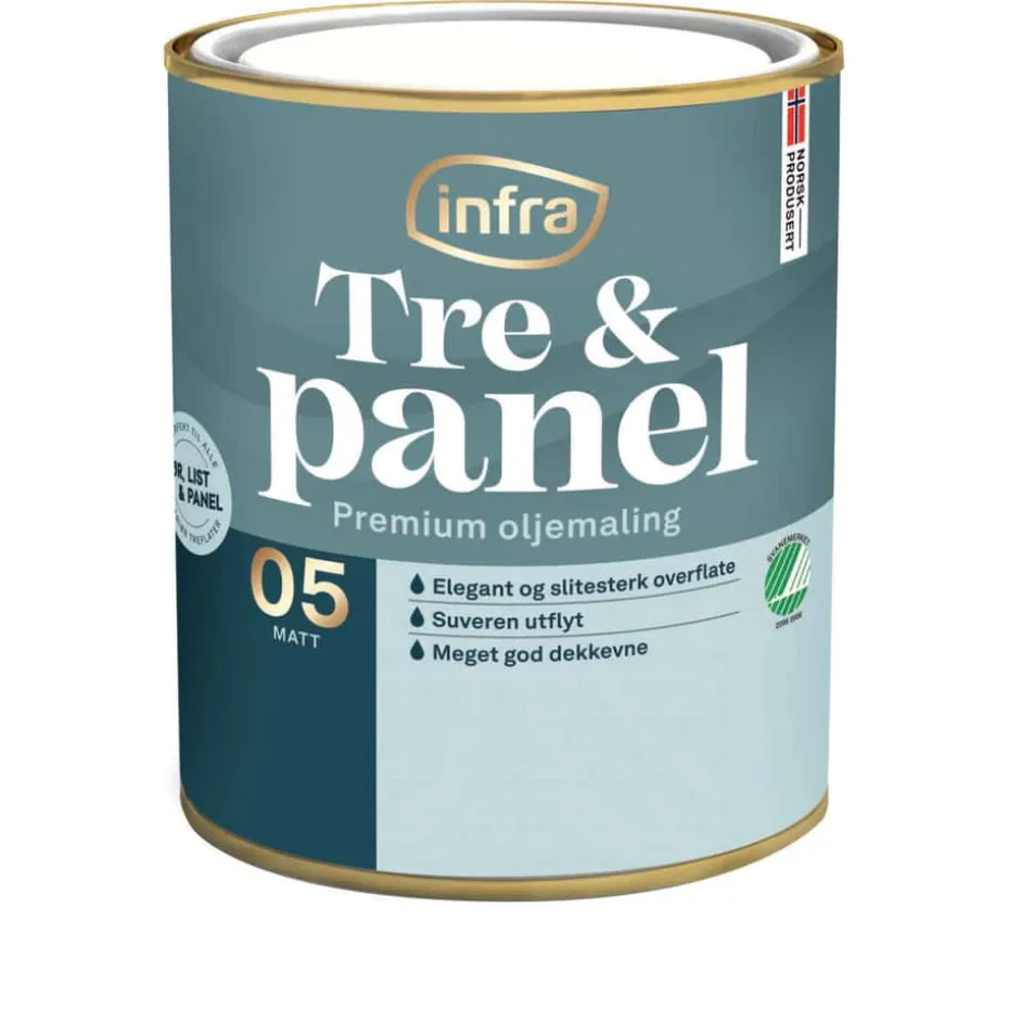 Infra Tre&Panel 05/matt interiørmaling