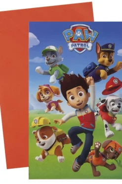 Innbydelseskort PAW Patrol 6pk