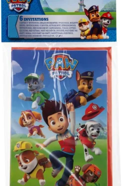 Innbydelseskort PAW Patrol 6pk