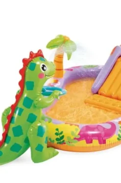 INTEX® Dino Park plaskebasseng med vannsklie