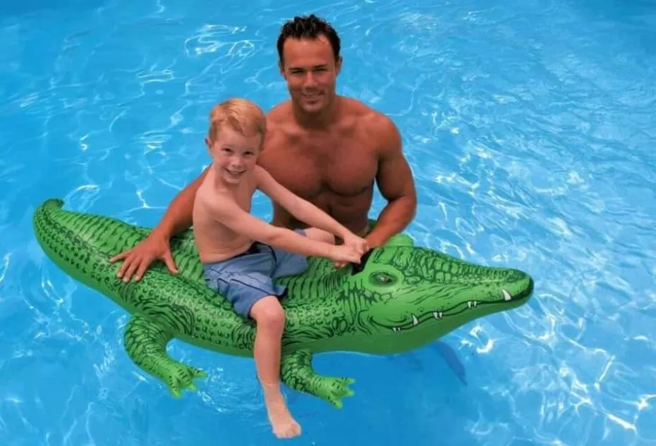 INTEX® Ride-On Alligator badeleke